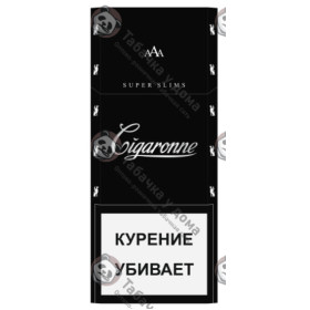 Cigaronne Super Slims Black Cigaronne Super Slims Black